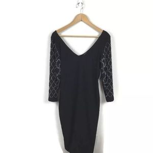 Marina beaded arm bodycon dress 6